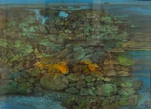 With The Tide's Advance, ca. 1980s - Additional view