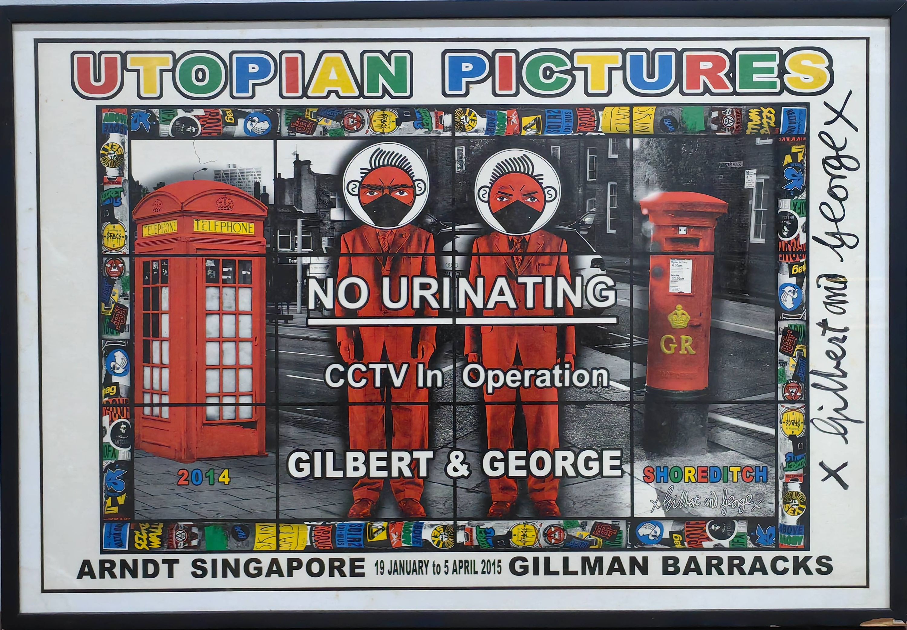Utopian Pictures - Hand-Signed 2015 Exhibition Poster ARNDT Singapore - Additional view