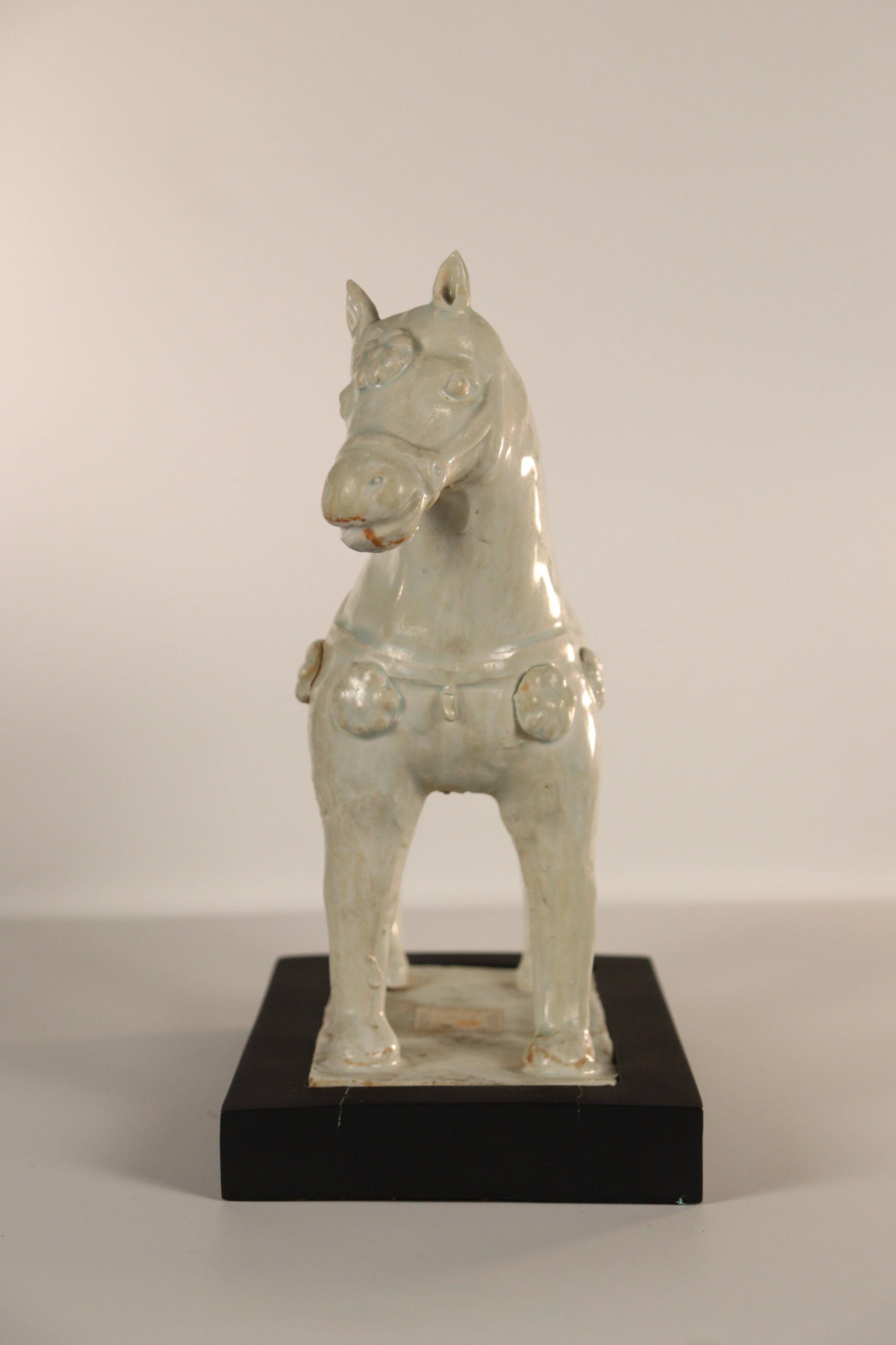 A Qingbai-Glazed Porcelain Horse Figure - Additional view