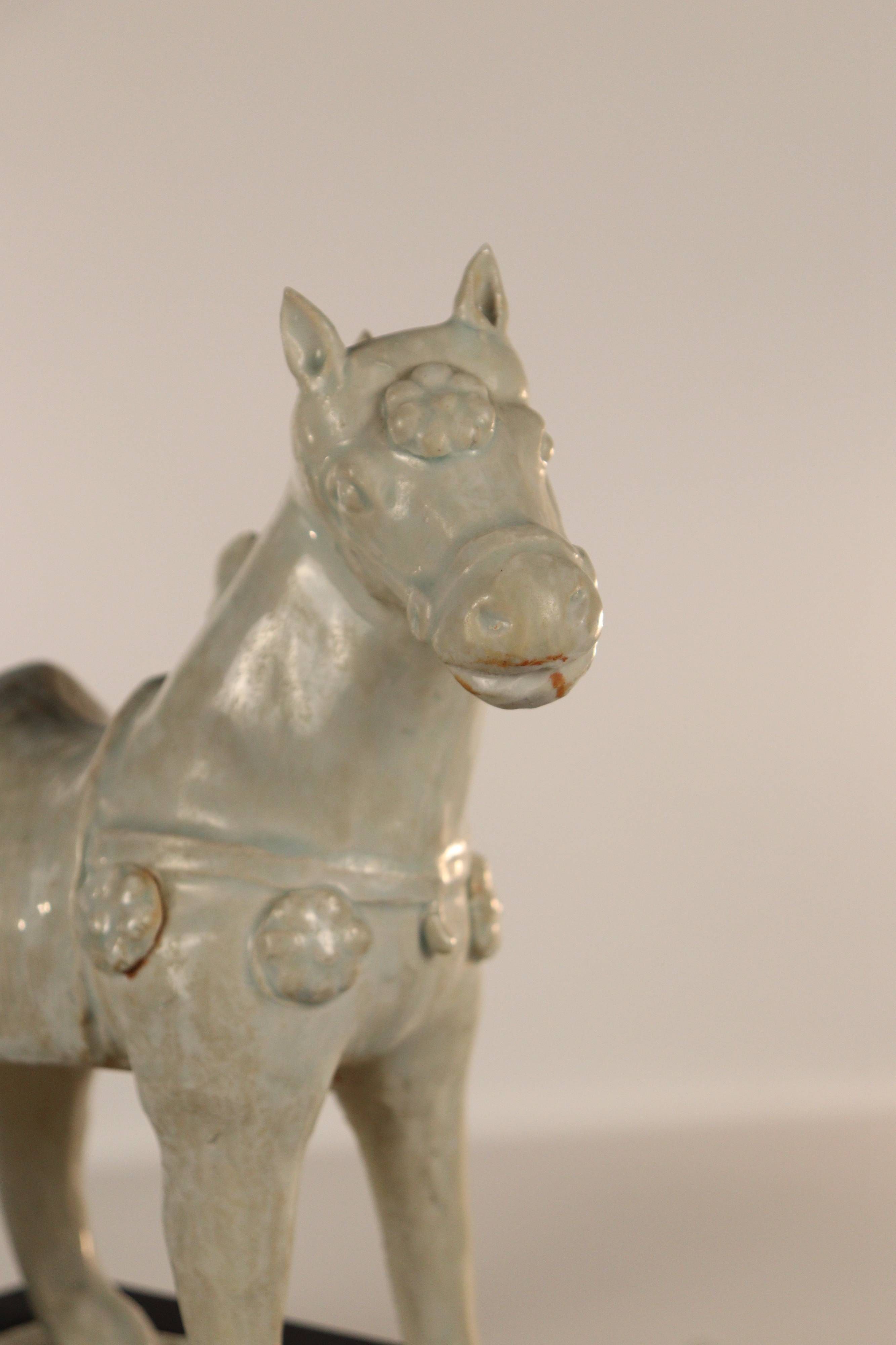 A Qingbai-Glazed Porcelain Horse Figure - Additional view