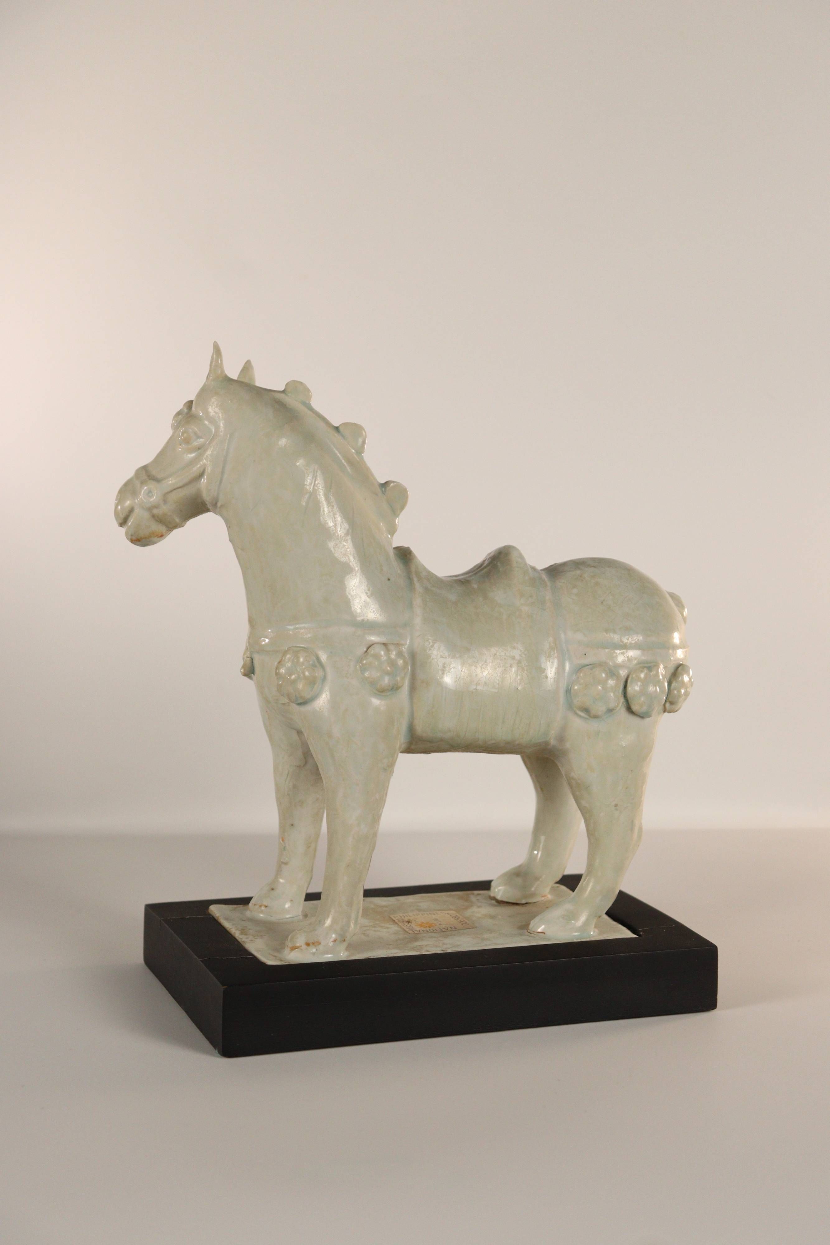 A Qingbai-Glazed Porcelain Horse Figure - Additional view