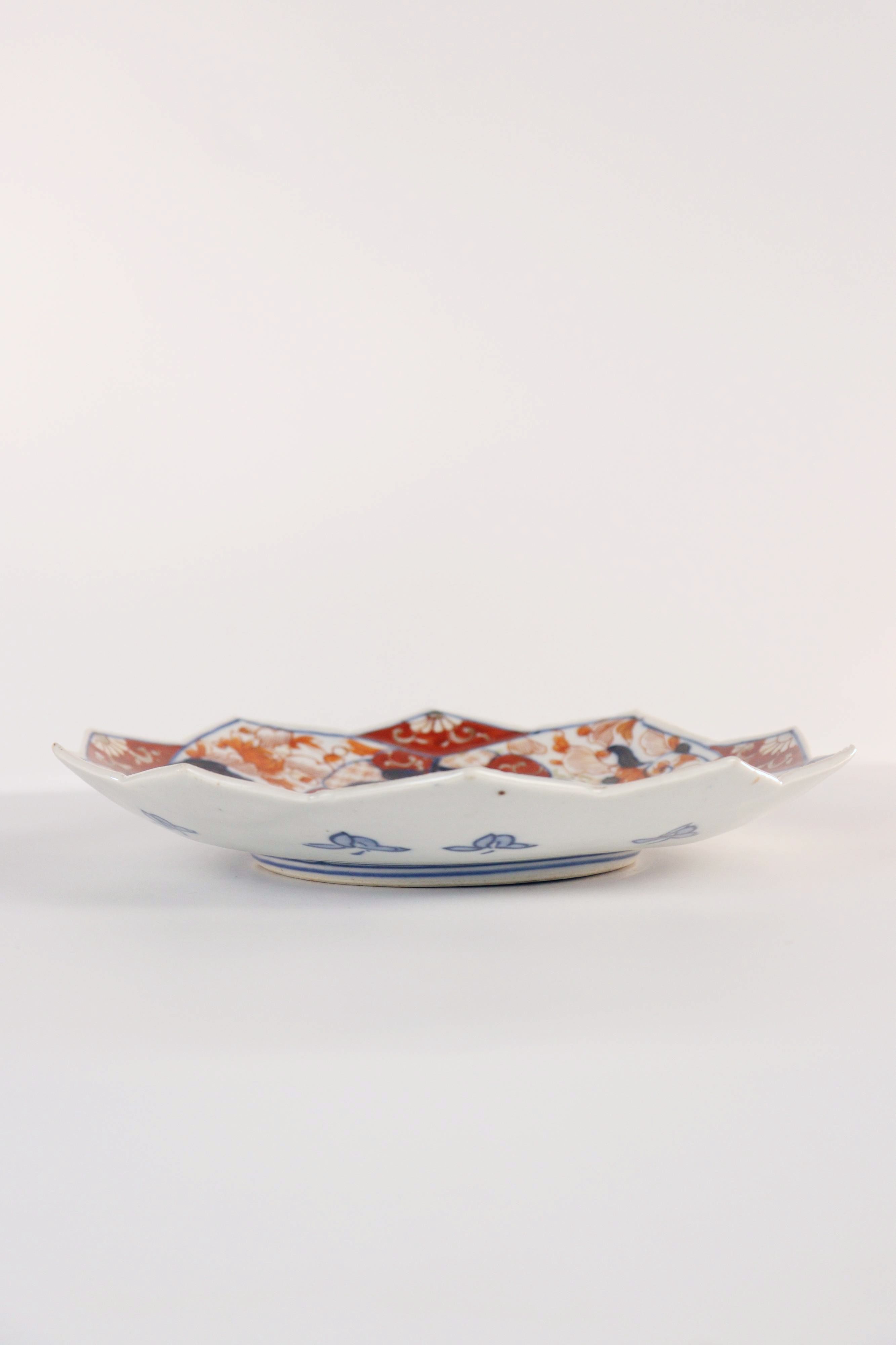 10-Sided Japanese Imari Plate, Meiji Period - Additional view