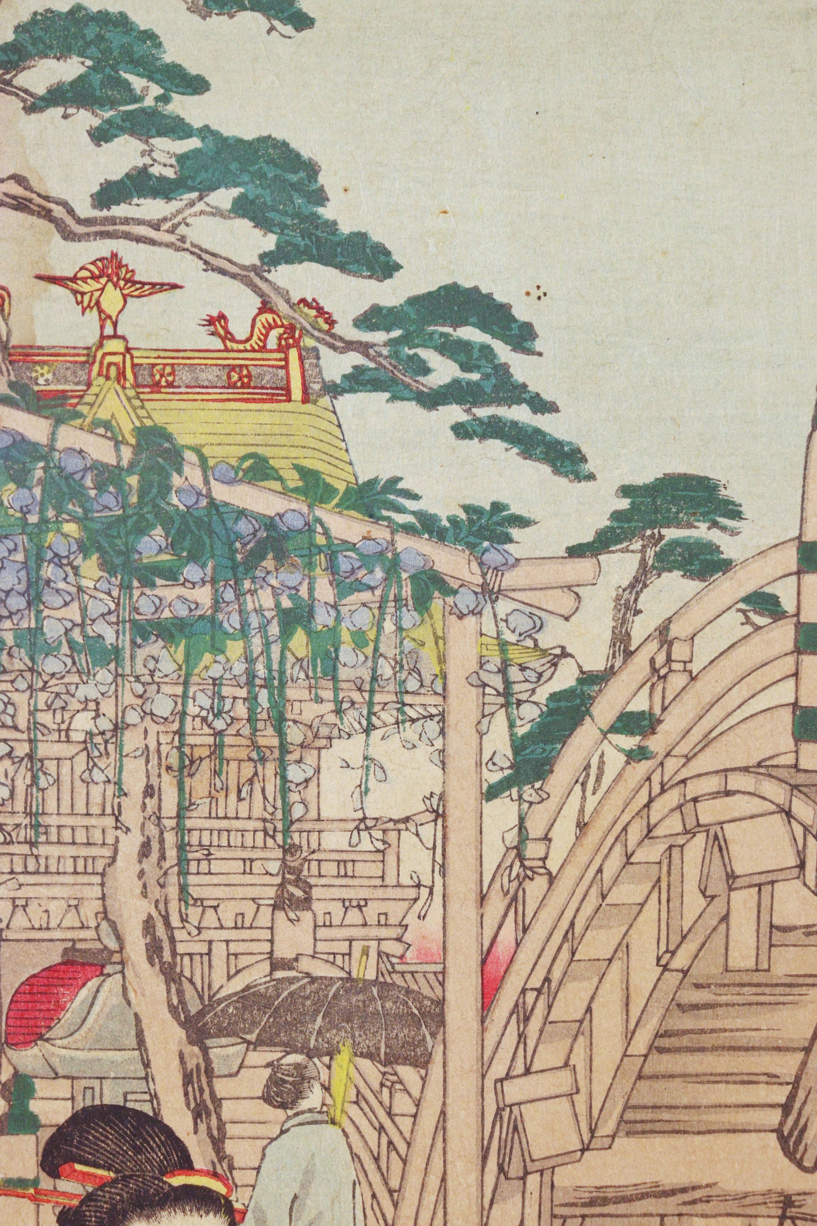 Kuniaki The Scenic Places in Edo, Late 19th Century - Additional view