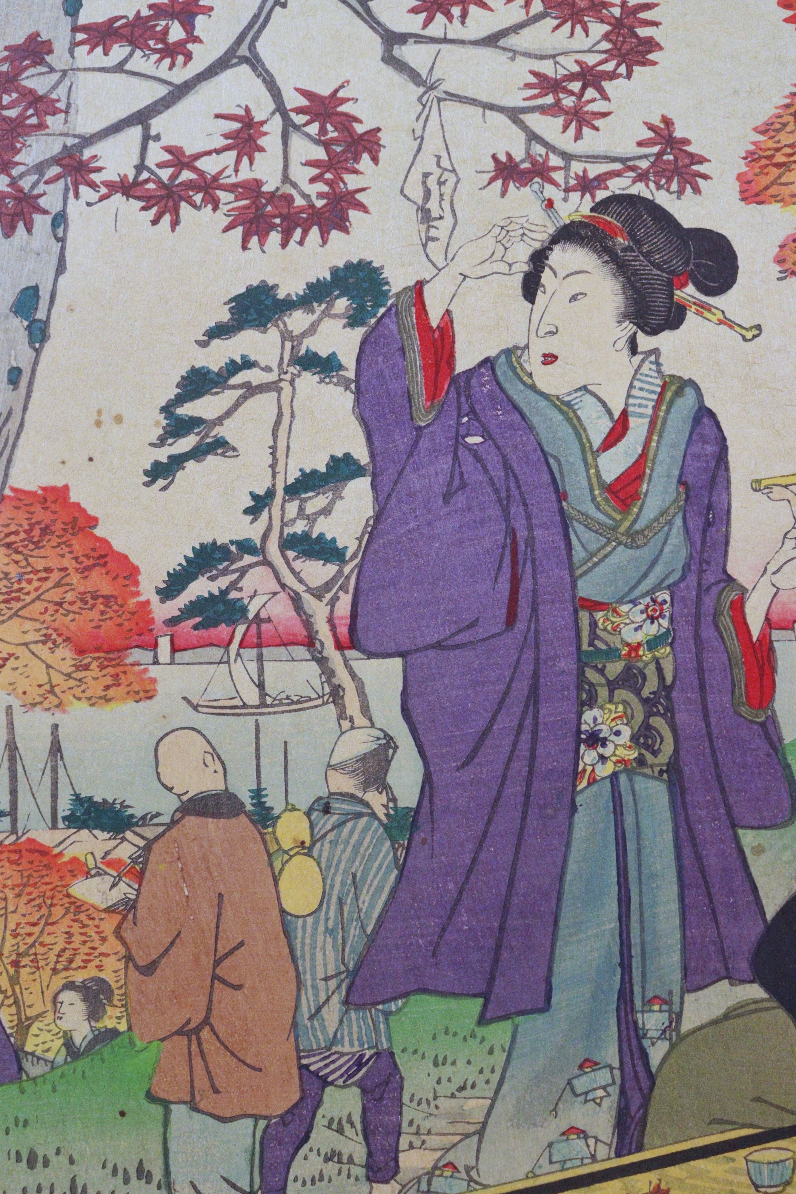 Kuniaki The Scenic Places in Edo, Late 19th Century - Additional view