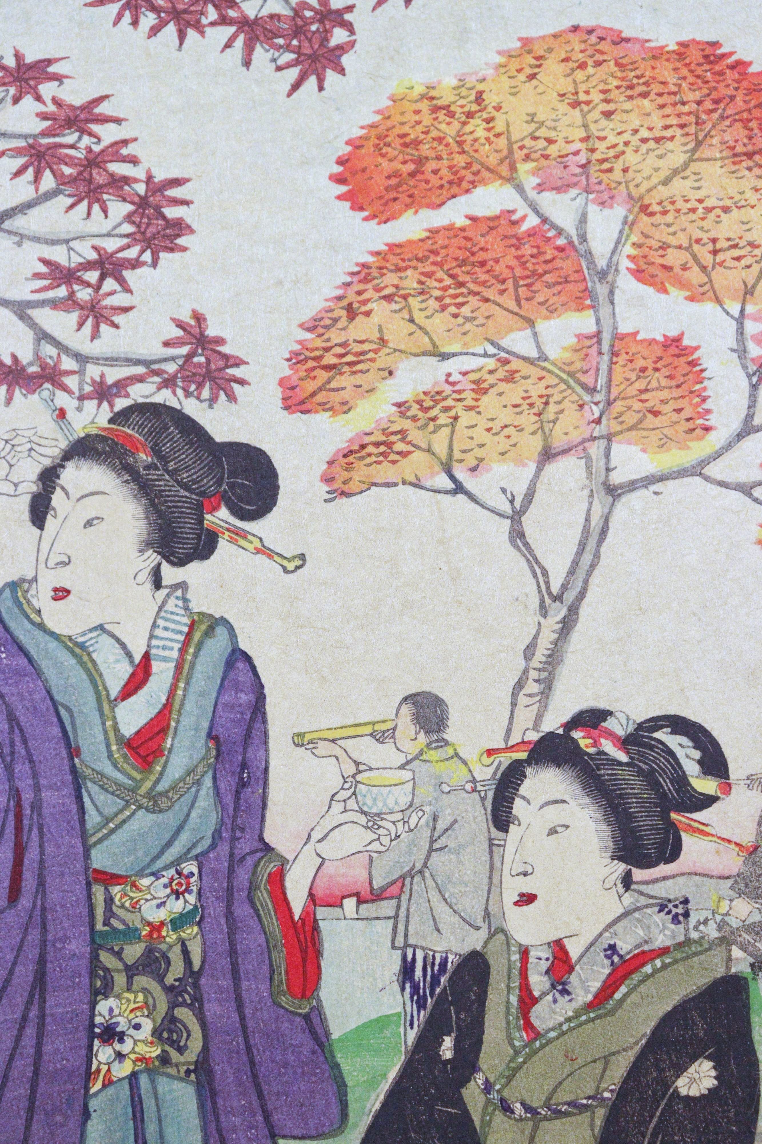 Kuniaki The Scenic Places in Edo, Late 19th Century - Additional view