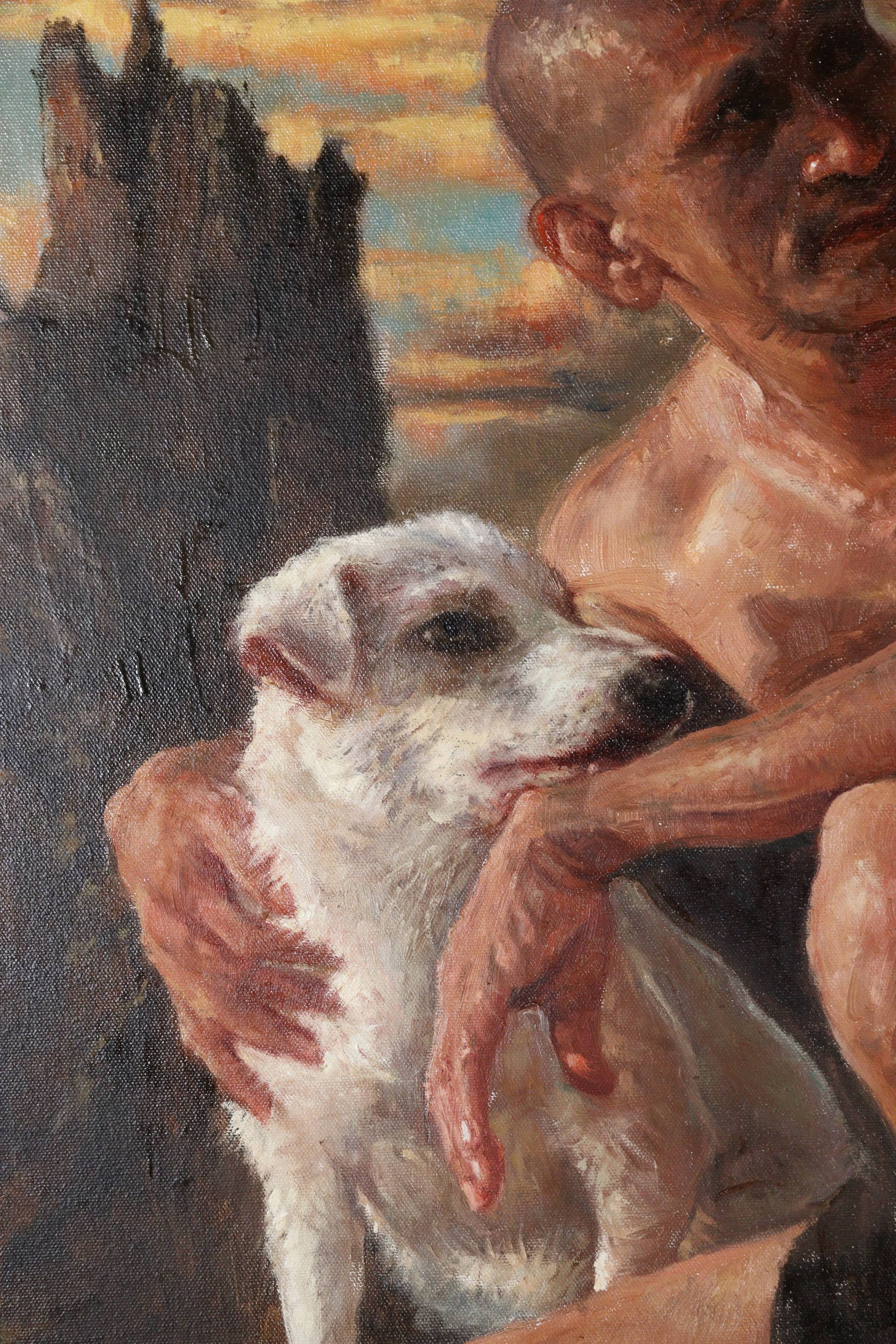 Man and His Dog, 2021 - Additional view