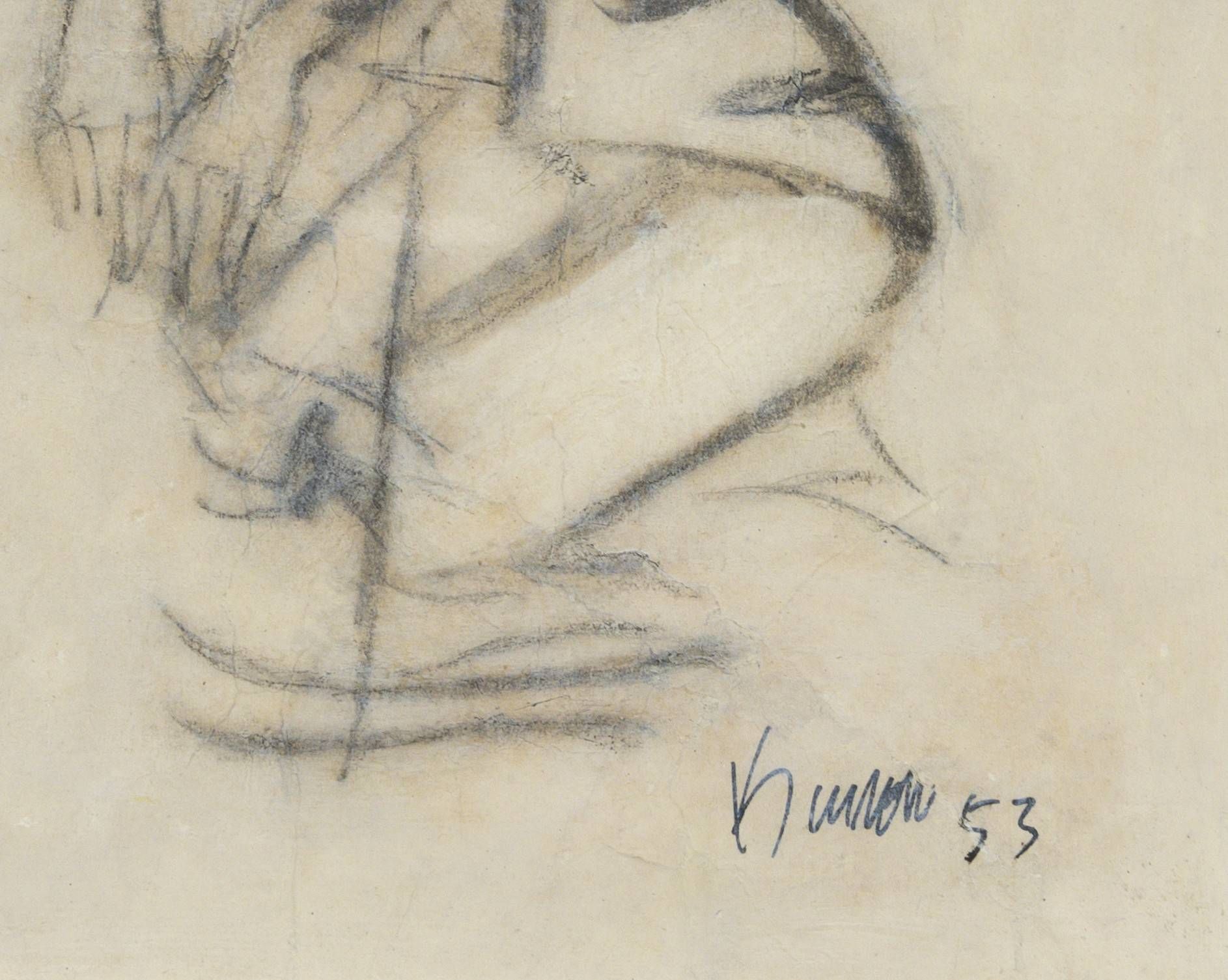 Untitled (Seated Woman), 1953 - Additional view
