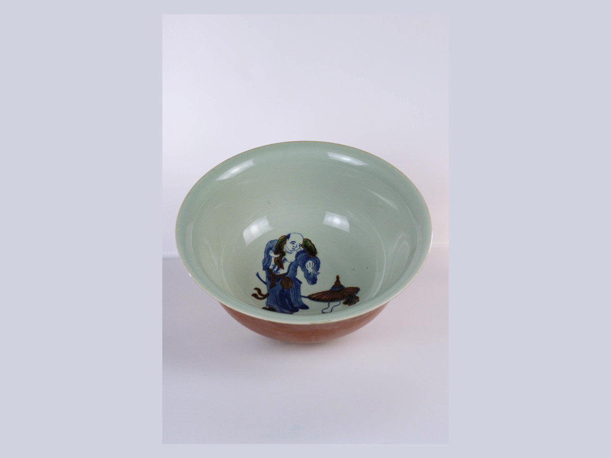 Chinese Liver-Red Glaze Bowl, 19th Century