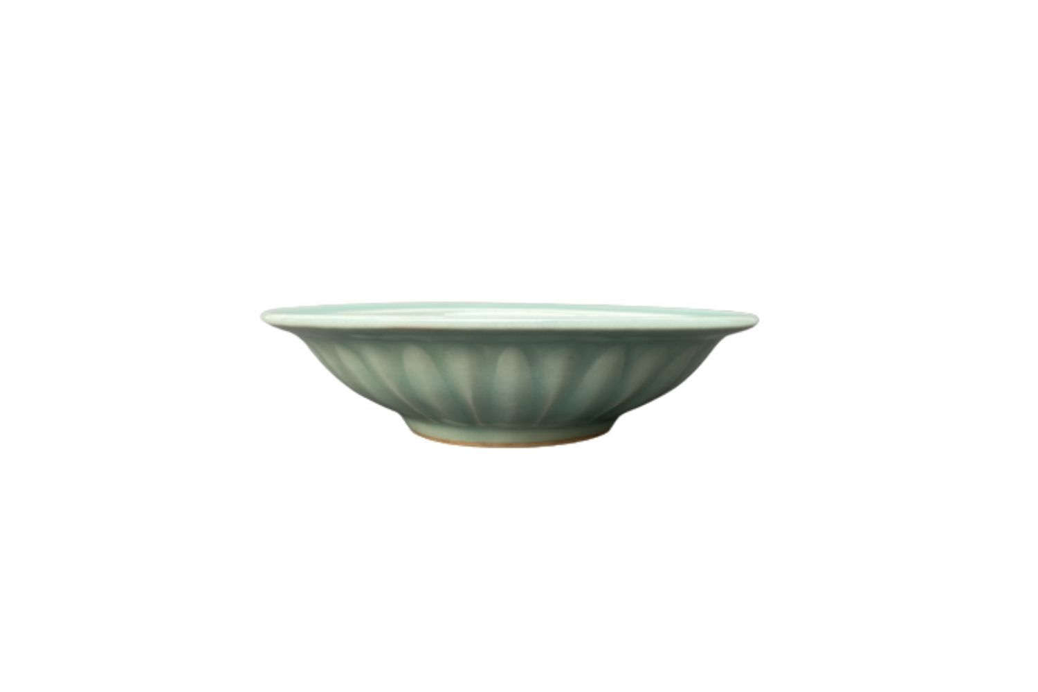 A Celadon Glazed “Twin Fish” Lotus  Dish