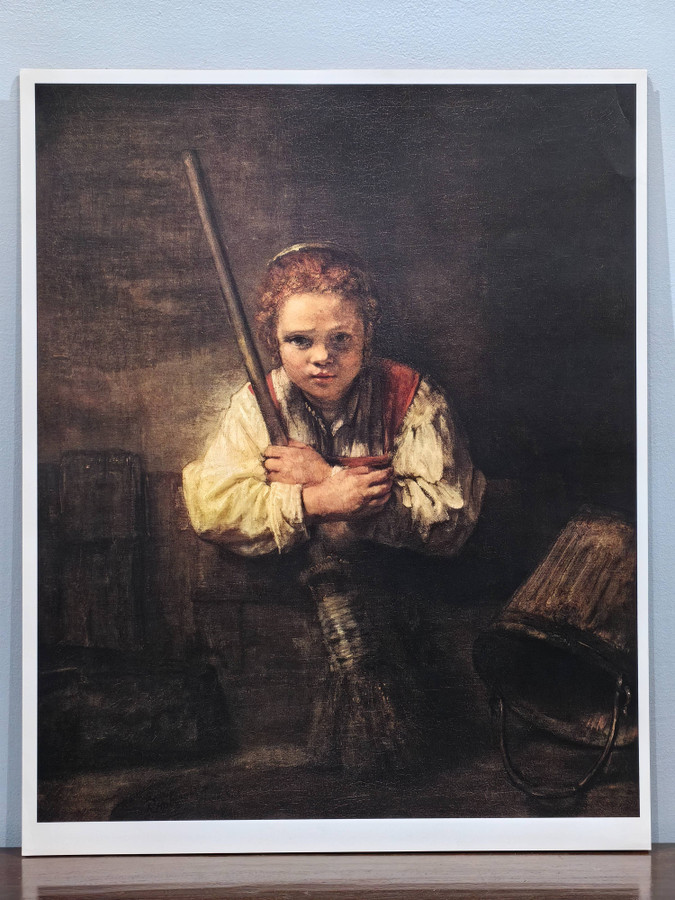 Girl with a Broom