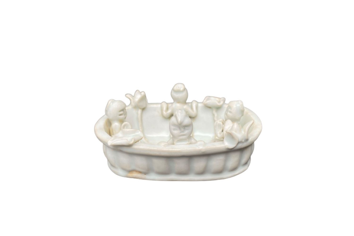 A Yuan Style “Boys in Lotus Pond” Water-Pot