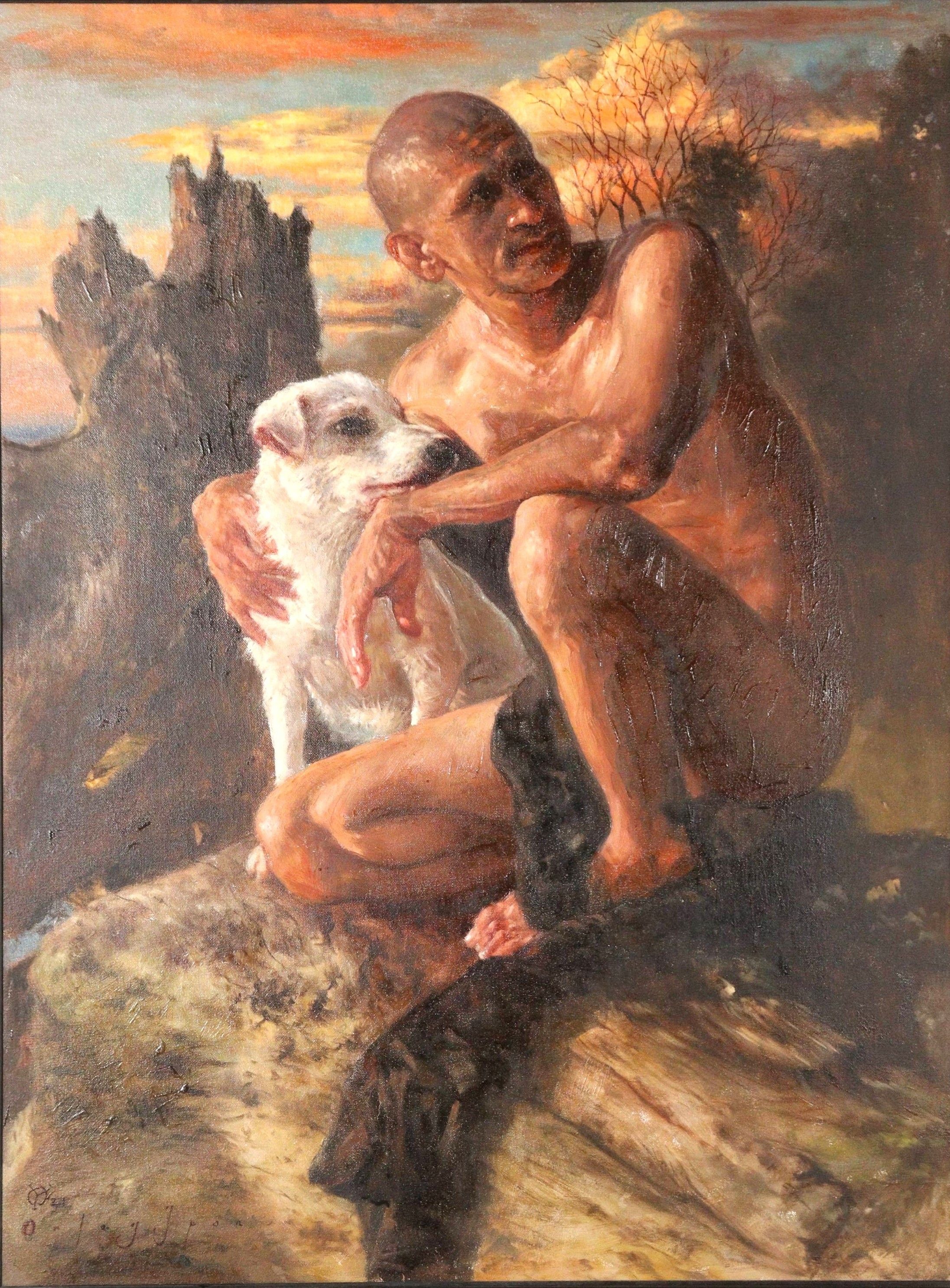 Man and His Dog, 2021