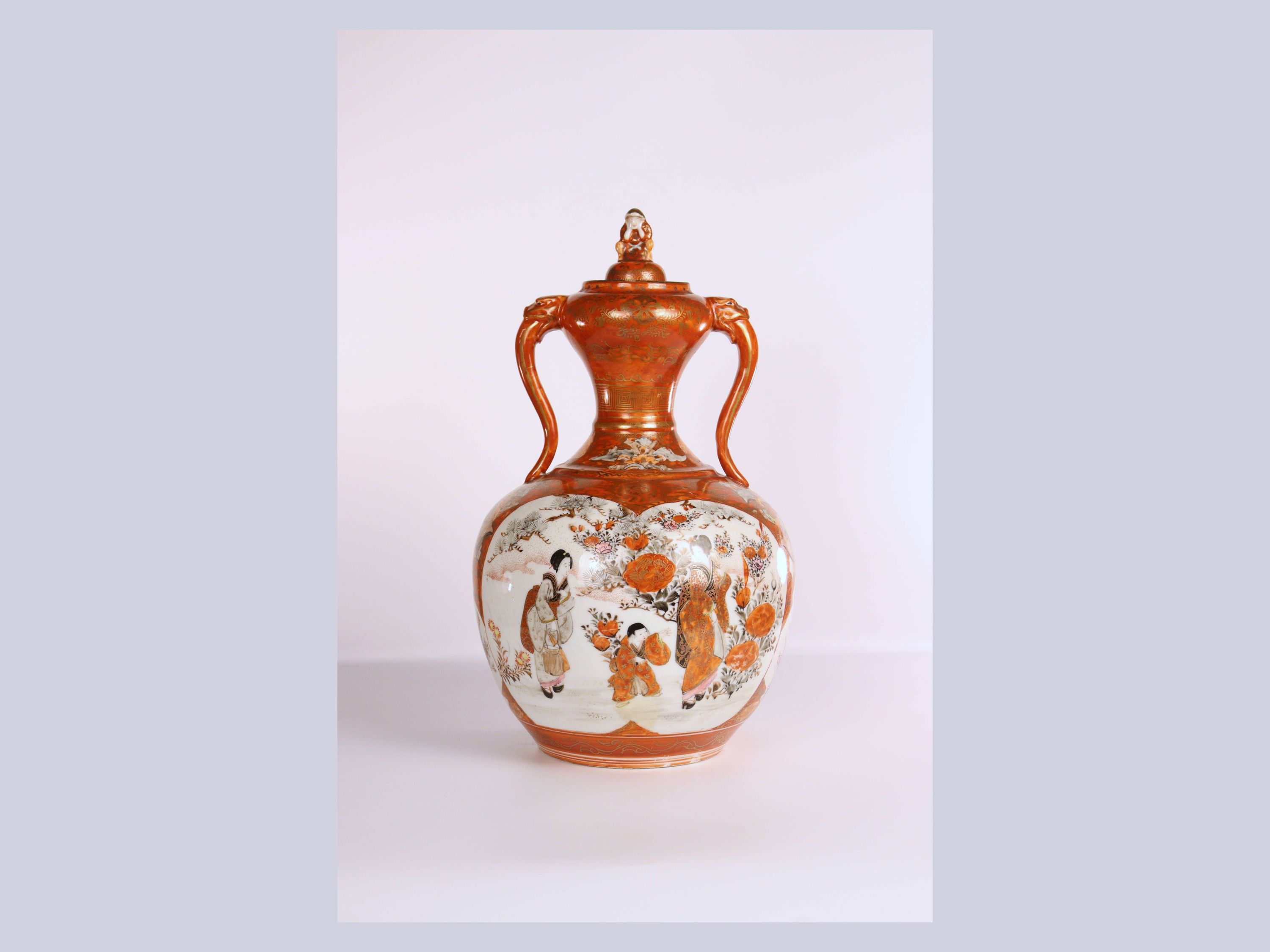 Rare Kutani Vase, Meiji Period
