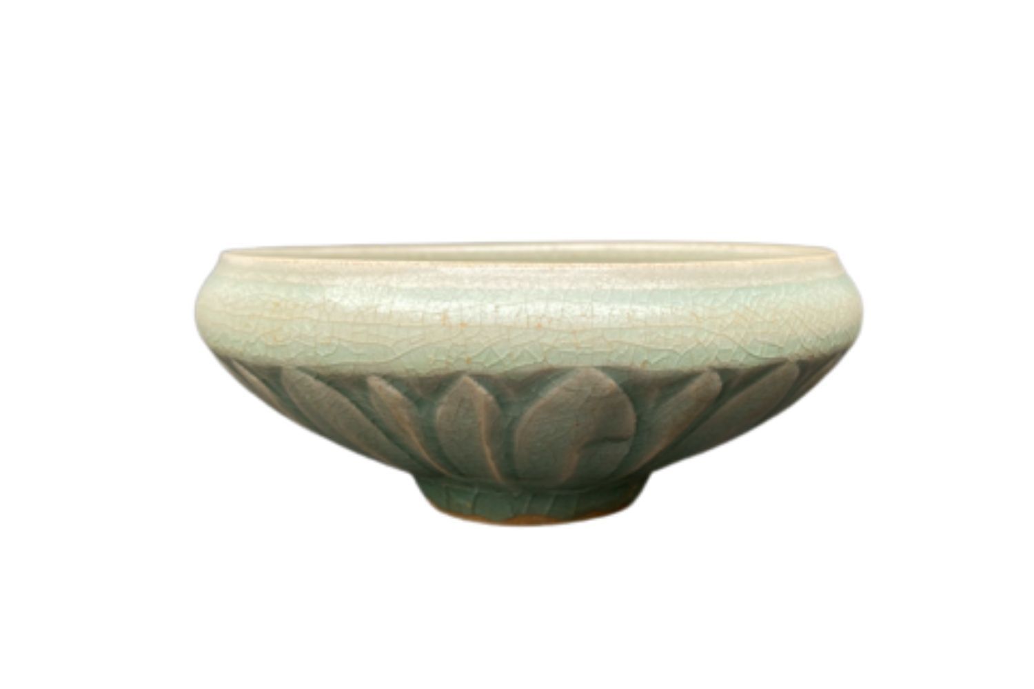 A Yuan Style Celadon Glazed “Lotus”  Bowl