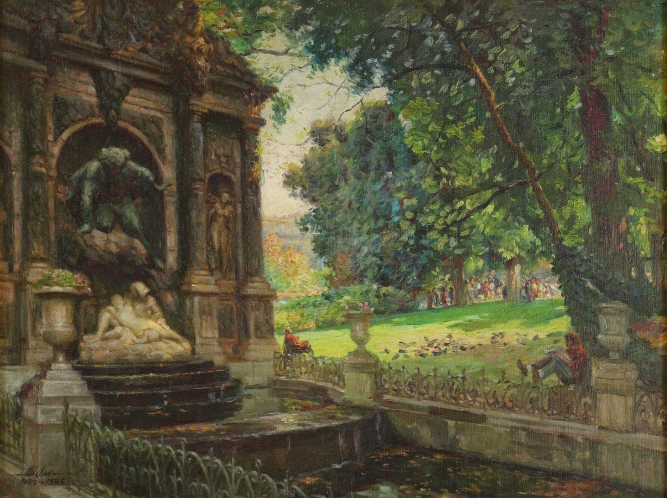 Untitled (Medici Fountain, Jardin du Luxembourg, Paris), 1985
