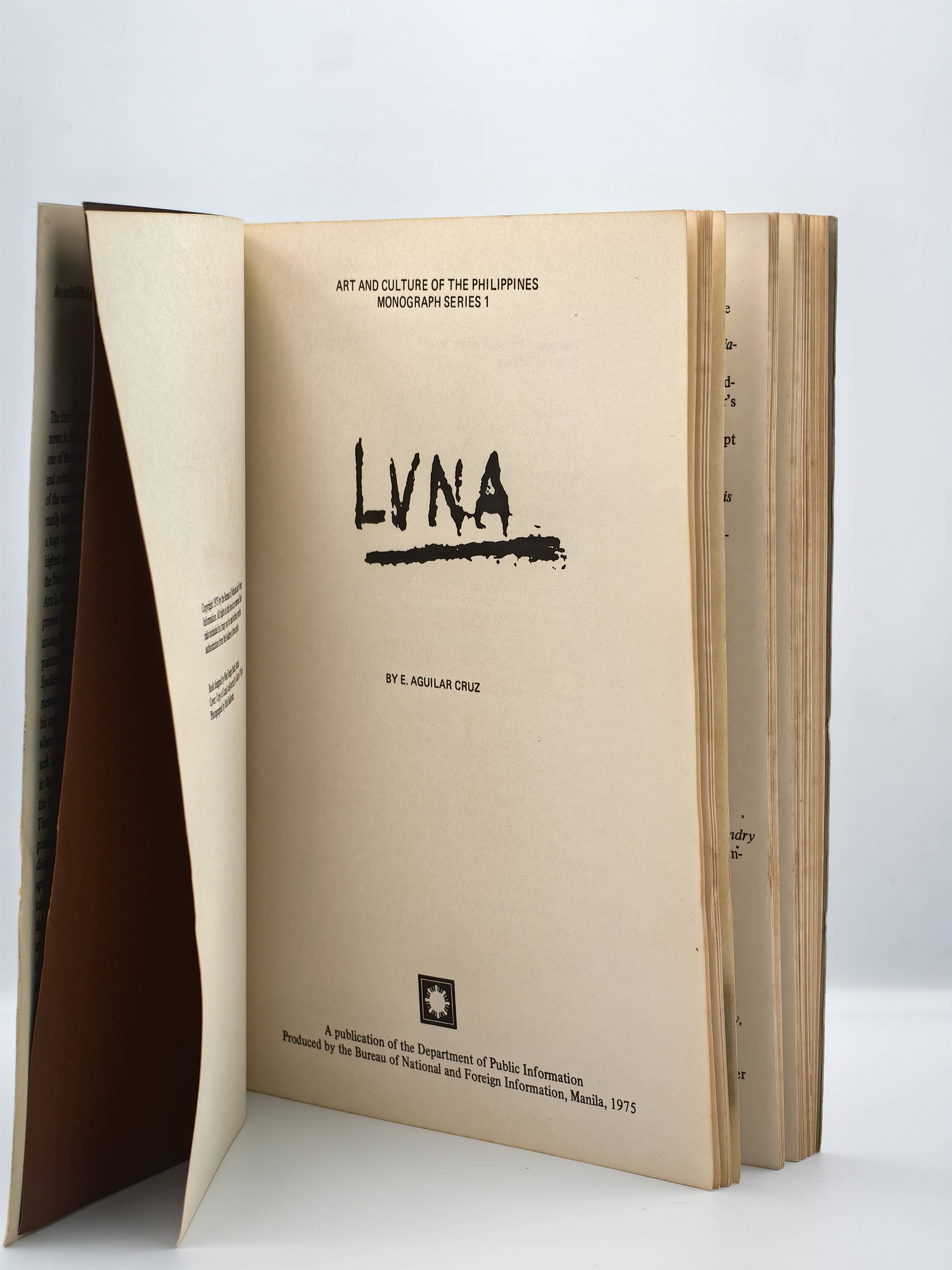 Art and Culture of The Philippine Monograph Series 1: LUNA - Additional view