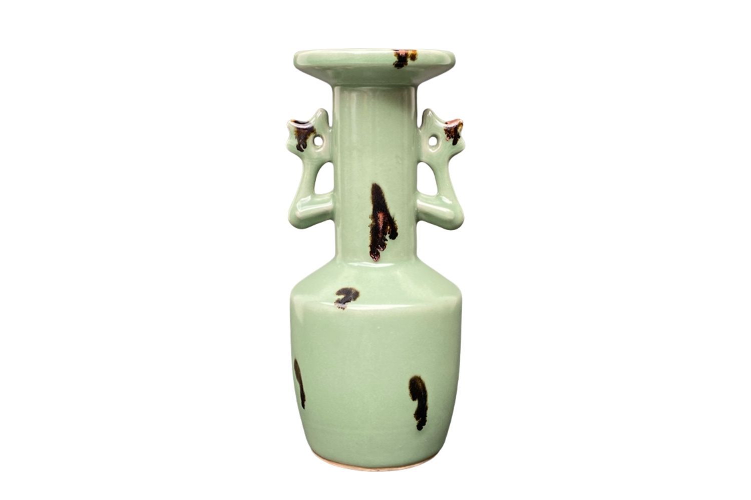 A Song Style “Tobi Seiji” Celadon  Glazed Mallet Vase