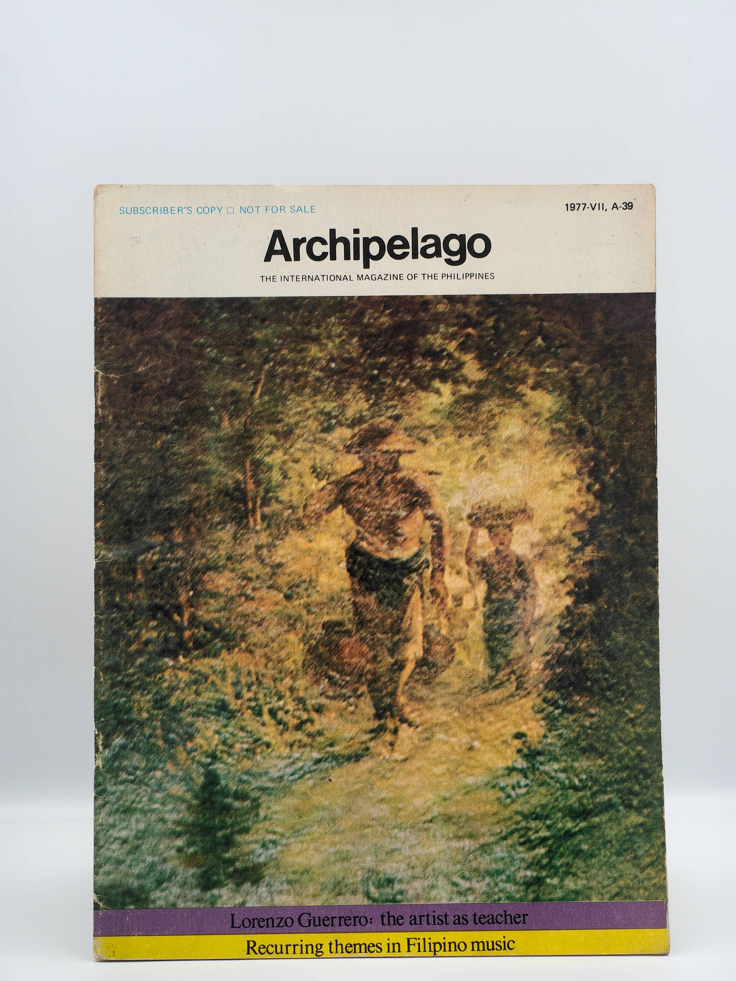 Archipelago Magazine (7 pcs: 1975 A-21 Edades, 1975 A-22 Juan Luna, 1975 A-24 Manansala, 1977-VII A-39 Lorenzo Guerrero, 1978-X A-54 Zalameda, 1979 A-53 Toribio Herrera, 1979 A-57) - Additional view