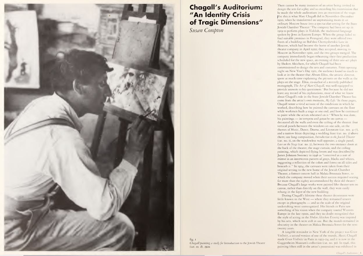 Marc Chagall and the Jewish Theatre - Additional view