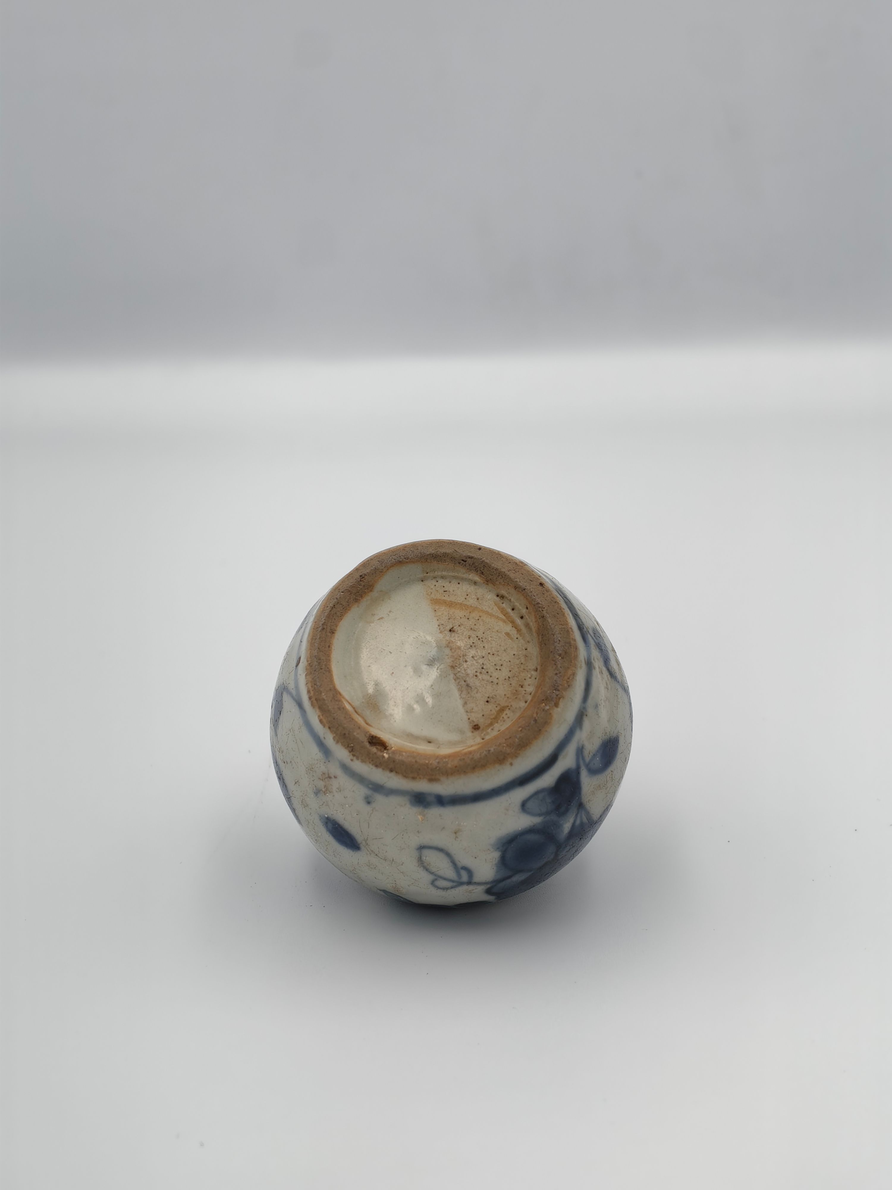 Ming Dynasty Blue and White Ceramic Jarlet  - Additional view