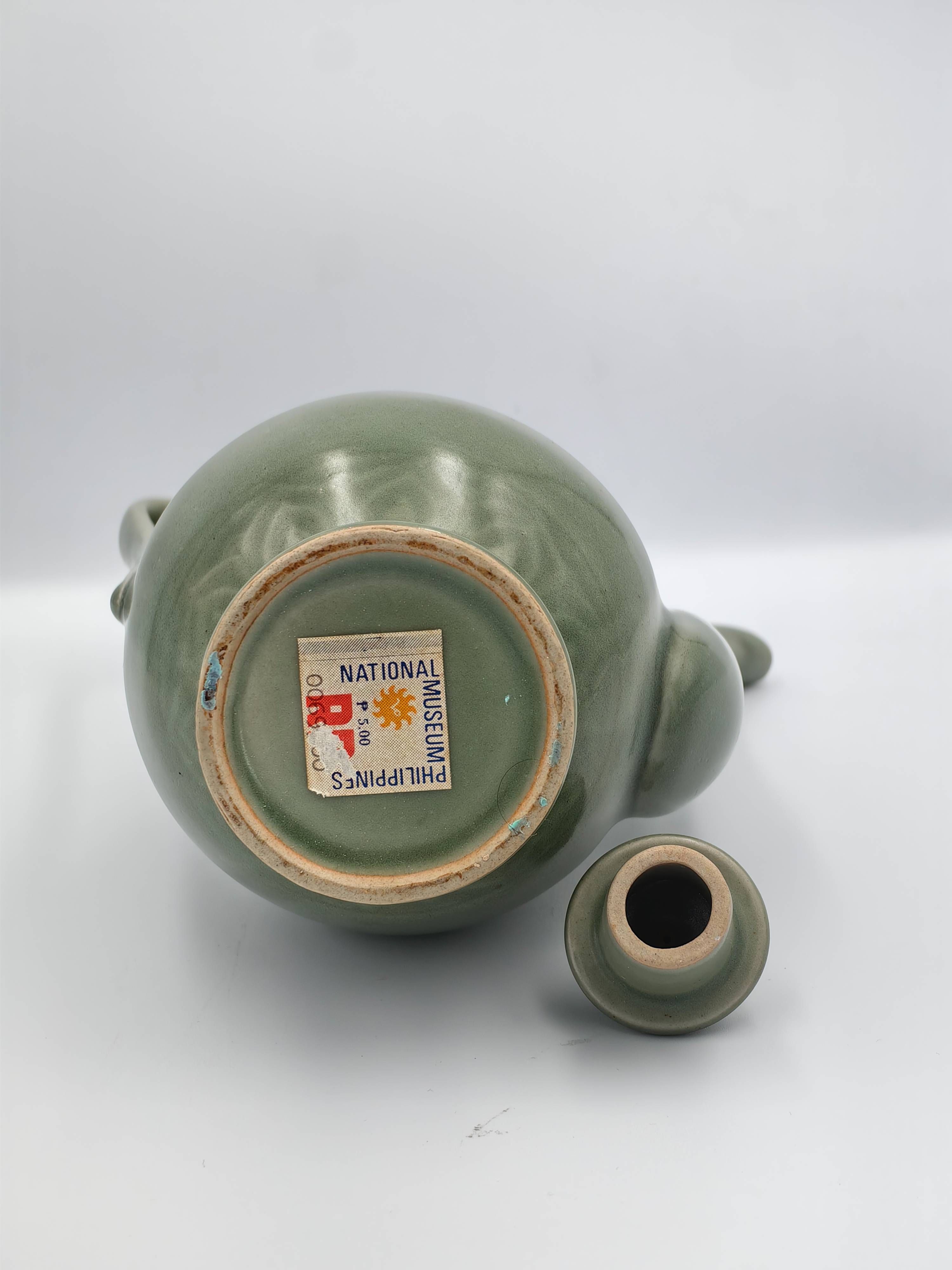 Chinese Celadon Longquan Wine Ewer, 19th Century - Additional view