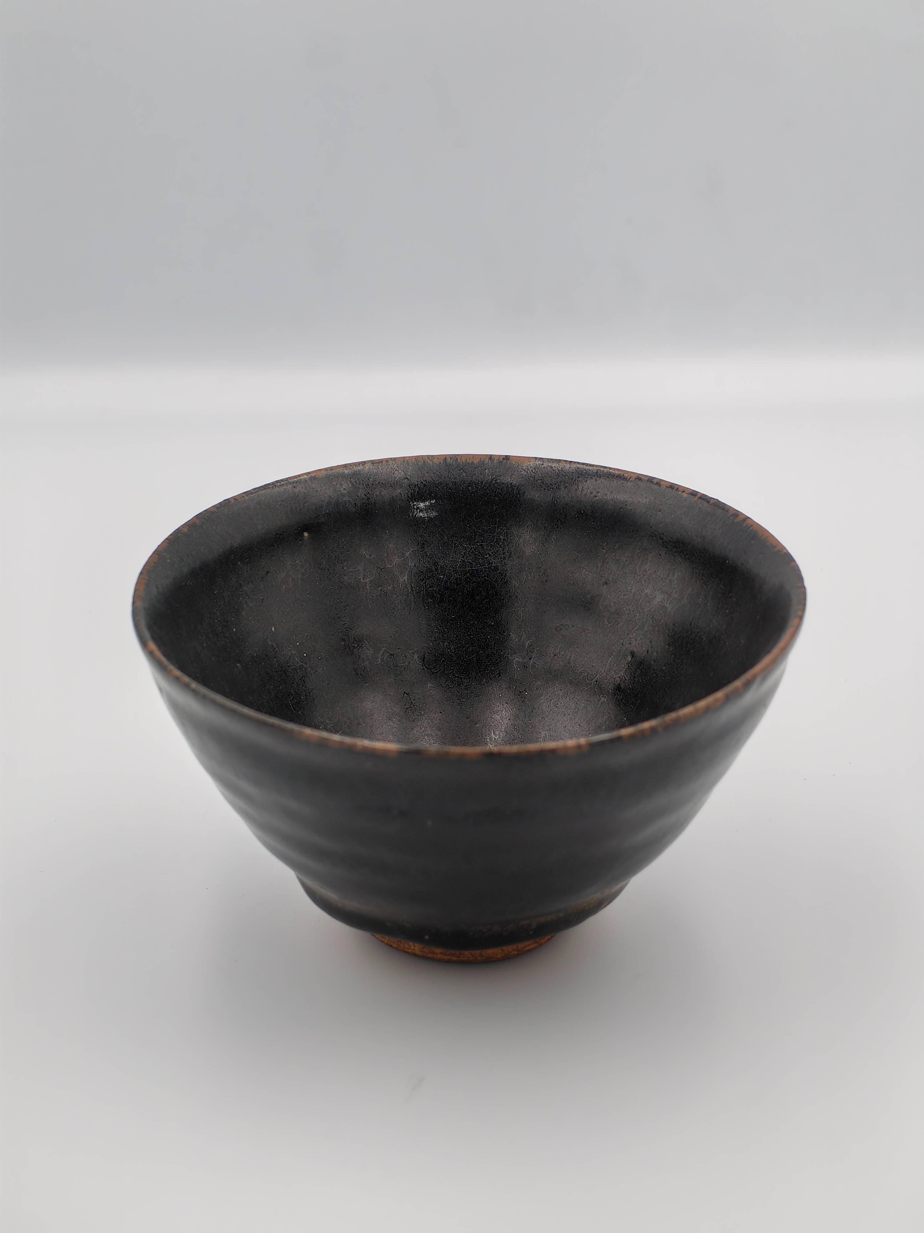 Black-Glazed Tenmoku Tea Bowl