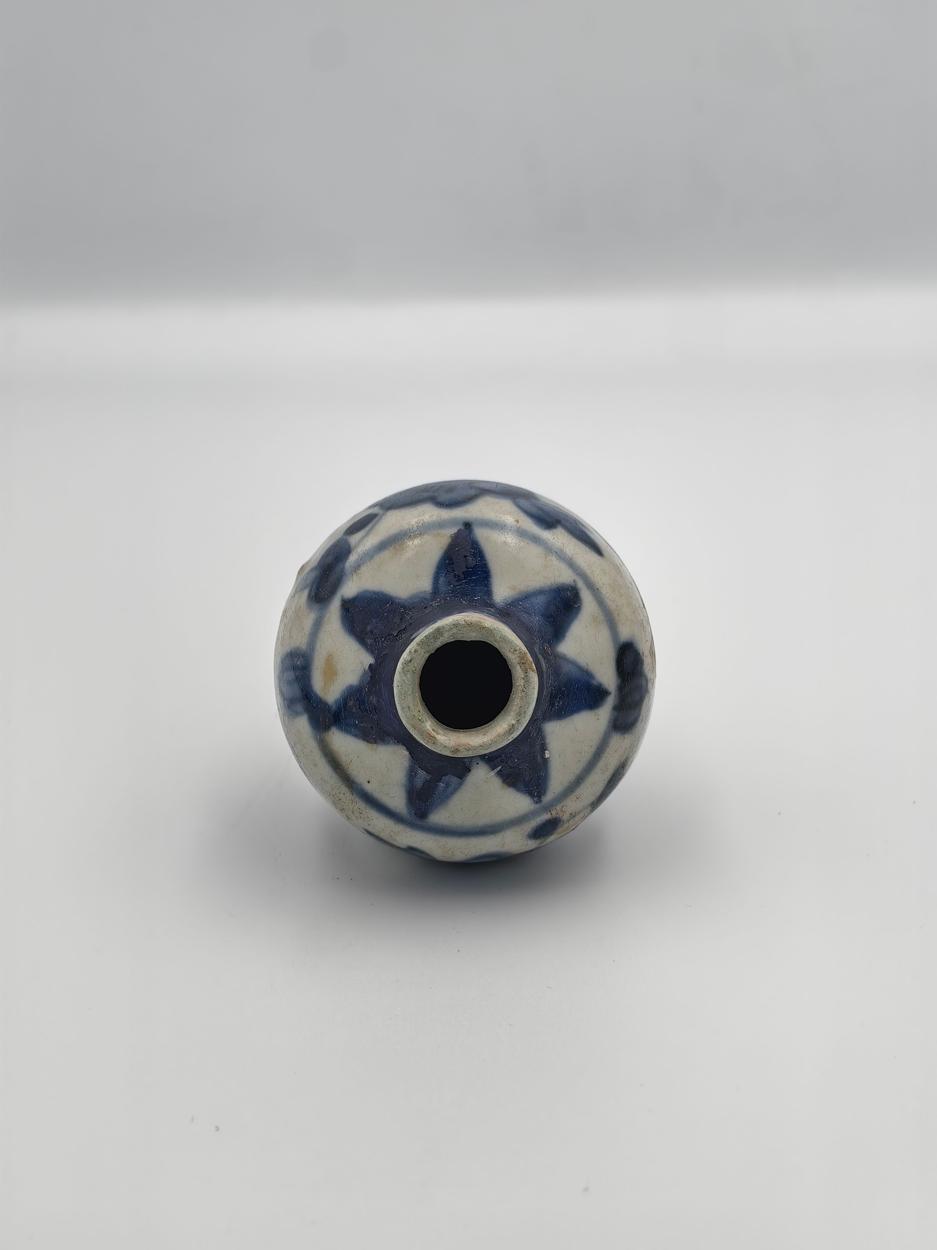 Ming Dynasty Blue and White Ceramic Jarlet  - Additional view